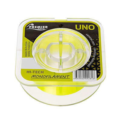Леска Premier Fishing Uno Nylon d0,18мм 3,70кг 100м флуоресцентно-желтый - купить по доступной цене Интернет-магазине Наутилус