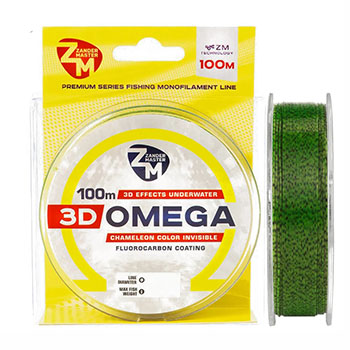 Леска Zander Master 3D Omega 0.181мм 3.9кг 100м - купить по доступной цене Интернет-магазине Наутилус