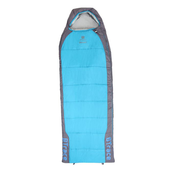 Спальный мешок BTrace Hover правый, серый/синий - купить по доступной цене Интернет-магазине Наутилус