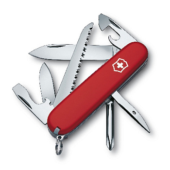 Нож Victorinox Hiker перочинный (1.4613) 91мм 13 функций красный карт.коробка