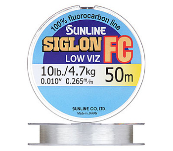 Леска Sunline флюорокарбон SIG-FC 50м d-0.415мм 10,9кг поводковый